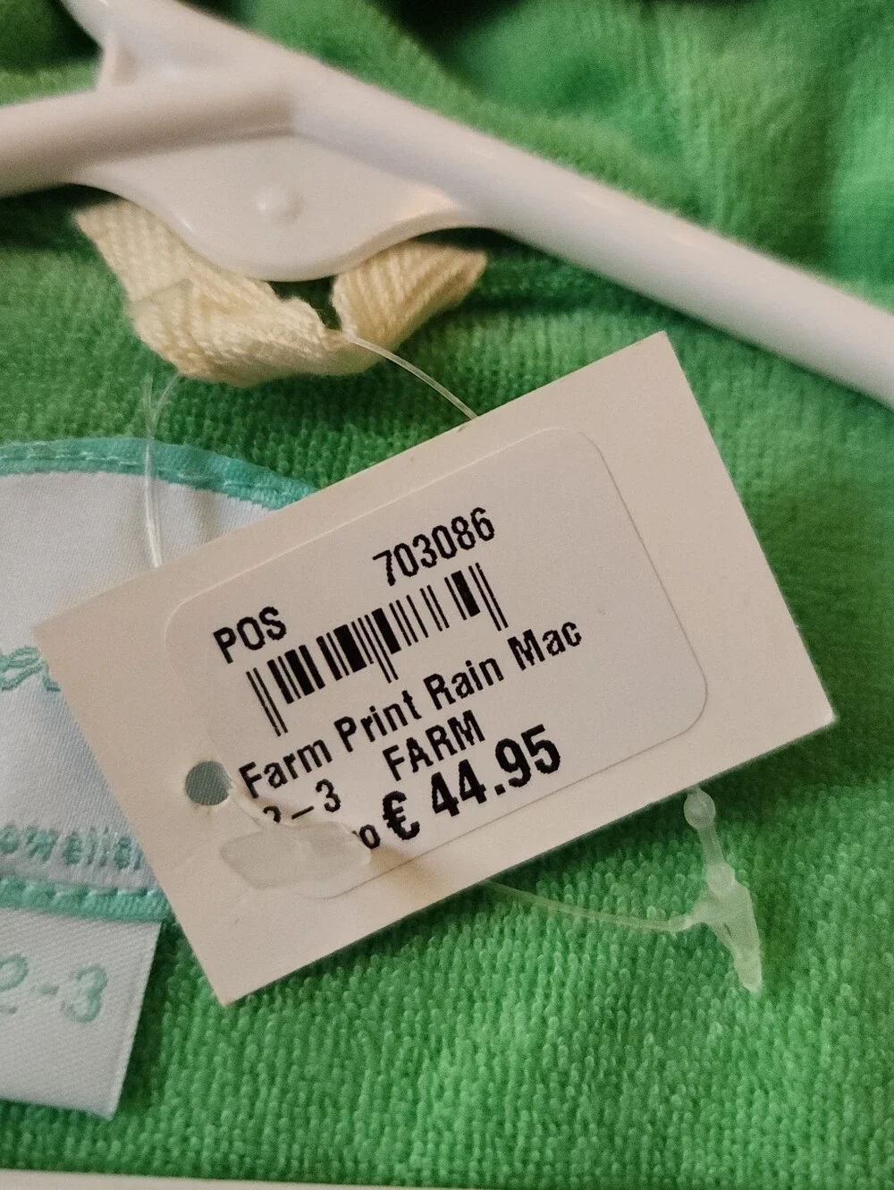 Powell Craft Farmyard Raincoat NEW NWT